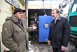 Сергей Путмин посетил котельную в Першино и посмотрел выполнение работ по замене оборудования